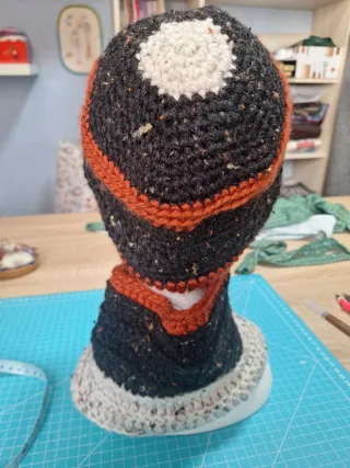 Conjunto de gorro y cuello de lana