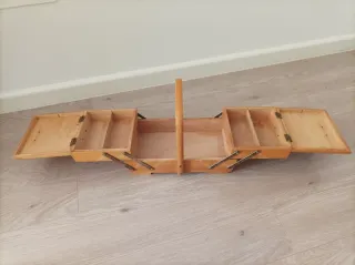 Costurero vintage madera