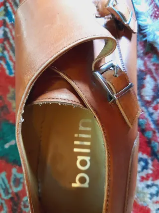 Scarpe uomo Ballin doppia fibbia n. 44