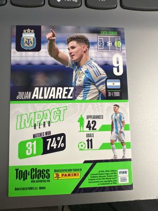 Cromo julian alvarez