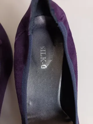 Scarpe vintage viola