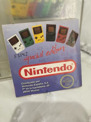 Caja y manual gameboy clasica DMG-01