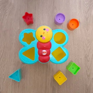 Mariposa juguete bebé Fisher price descubre formas