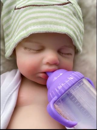 Muñeca reborn bebé silicona flexible