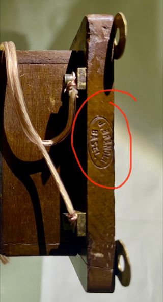 TIMBRE ANTIGUO BRONCE Y TRANSFORMADOR LOYJE ~12V.