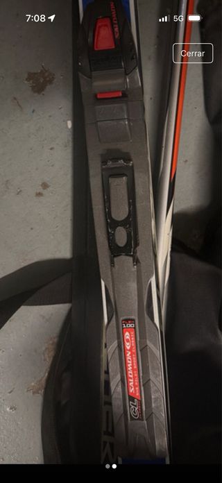 Esquis de fondo fisher 177 en muy buen estado