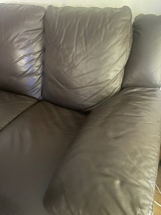 Sofá 3 plazas de piel