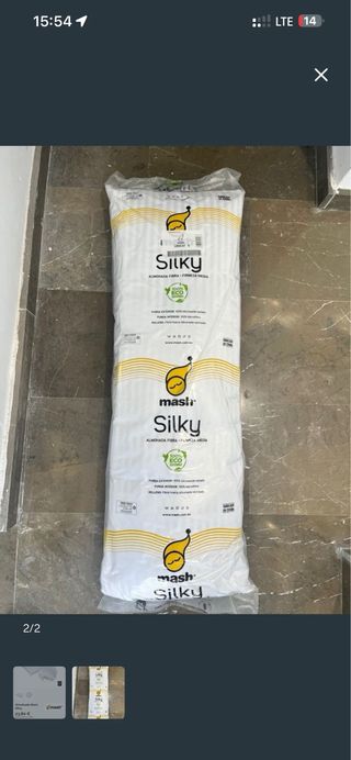 Almohada mash silky 105cm