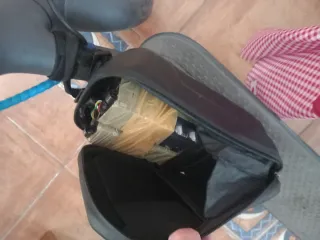 Patinete eléctrico con batería externa