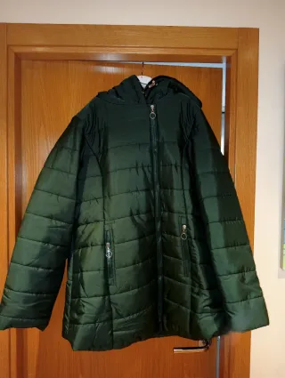 Abrigo de invierno con pelo por dentro