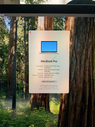 Macbook pro 2019 15” intel core i7