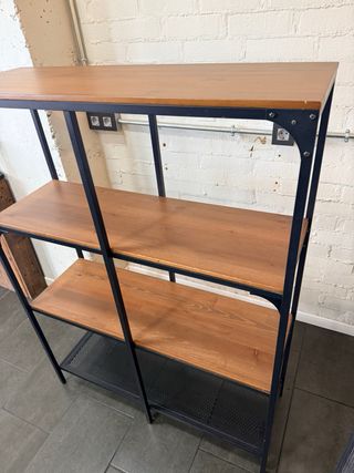 FJÄLLBO Estantería ikea negro, 100x136 cm