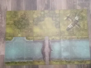 6 x mapas héroes of Normandie wargame