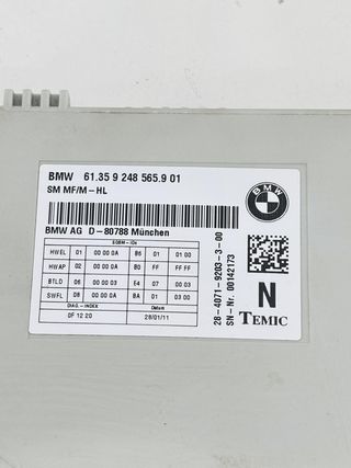 9248565 Unidad de control asiento BMW Serie 7