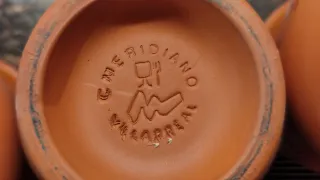 4 tarros de barro de unos 150 ml