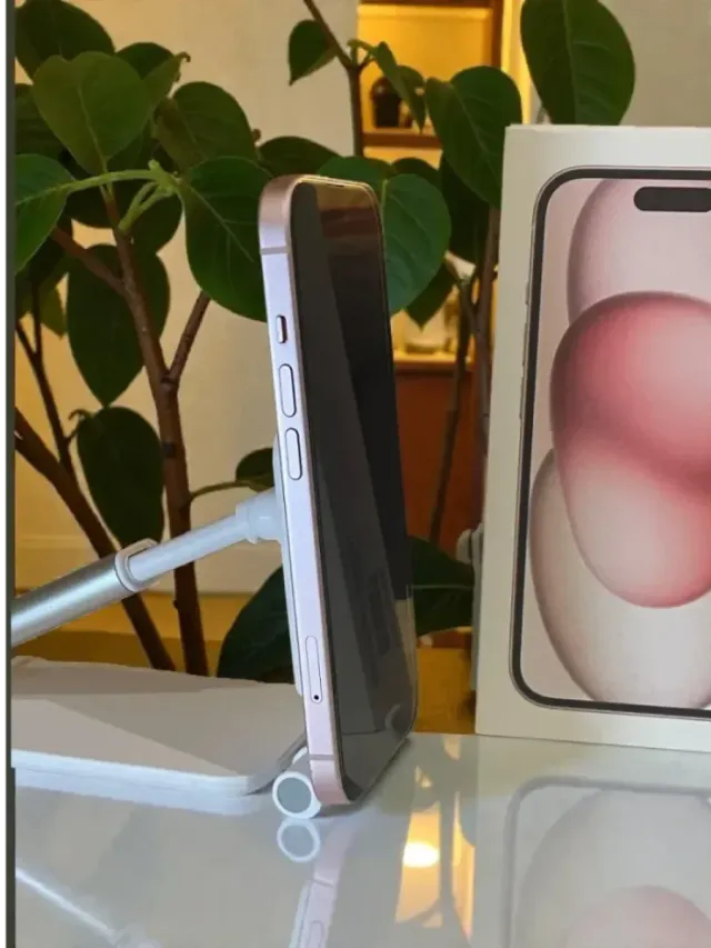 iPhone 15 Rosa 128GB + Fundas