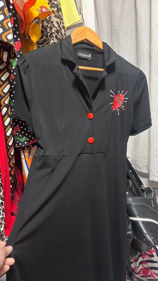 Vestido estilo Pin up negro