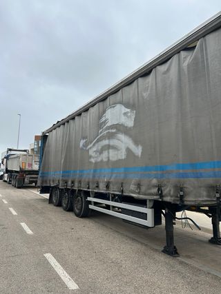 Plataforma lona tráiler