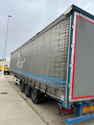 Plataforma lona tráiler