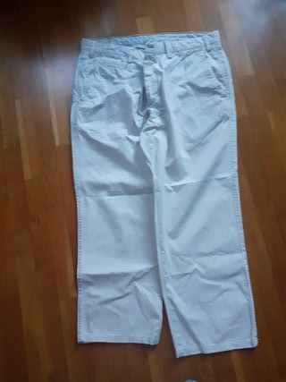 Pantalon algodon talla 44 Massimo Dutti