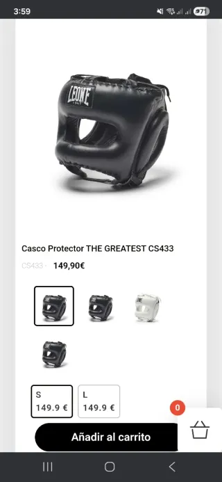 Casco Boxeo LEONE  Talla L-XL NUEVO