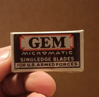 Maquinilla GEM Junior 1942 WWII - NUEVA Militar