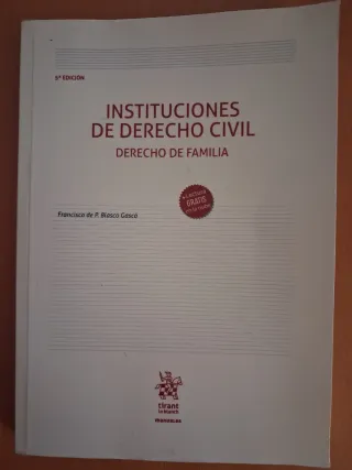 Instituciones de Derecho Civil Derecho de Famil...