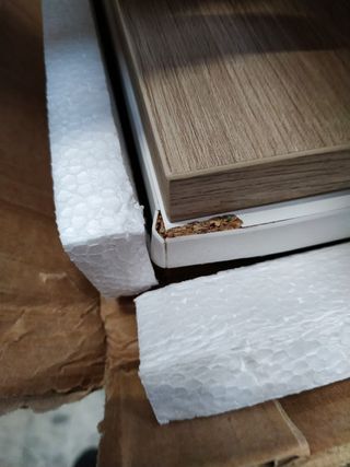 Cabecero Cama 160 cm Blanco y Roble