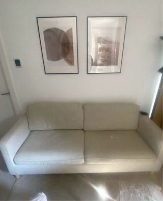 Sofá IKEA PARUP 3 plazas beige