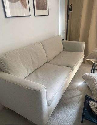 Sofá IKEA PARUP 3 plazas beige