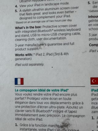 Logitech ultra thin keyboard