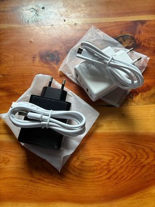 Lote cargador rapido 120w+ cable usb C. A estrenar