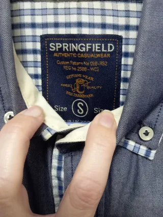 Camisa marca Springfield talla S