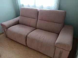 Sofá Rosa motorizado 2 plazas