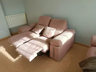 Sofá Rosa motorizado 2 plazas