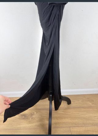 Vestido zara con capucha L