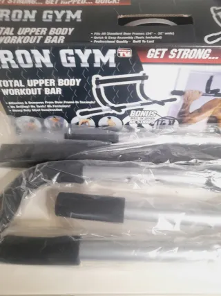 Iron Gym Total upper body workout bar.