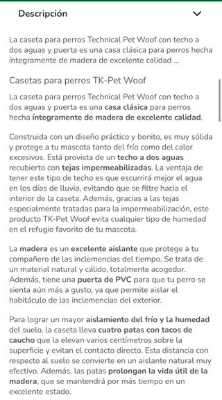 Tk-Pet Makalu Caseta para perros - 96 x 112 x 102