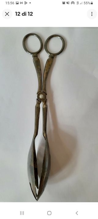 Pinze per Insalata Silver Plated Italy