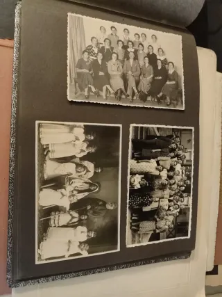 Álbum fotos antiguas tapa texturizada