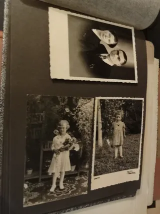 Álbum fotos antiguas tapa texturizada