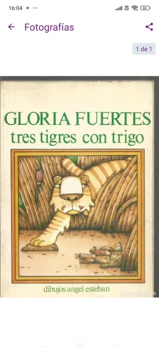 Tres tigres con trigo. Gloria Fuertes