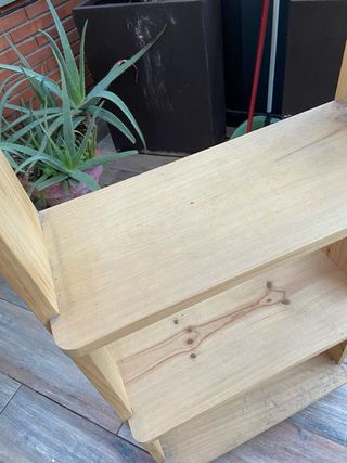 Estantería de pino 4 baldas