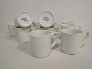 Docena tazas Royal porcelana