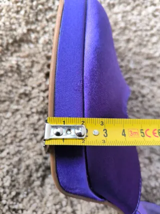 Zapatos de plataforma violetas de Xti