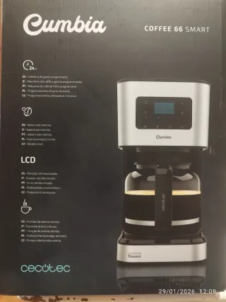 Cafetera Cecotec Cumbia Coffee 66 Smart