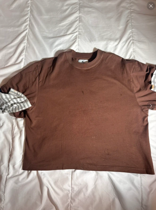 Camiseta Scuffers Marron Manga larga