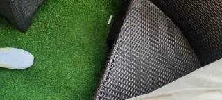 Sillón de jardín angular