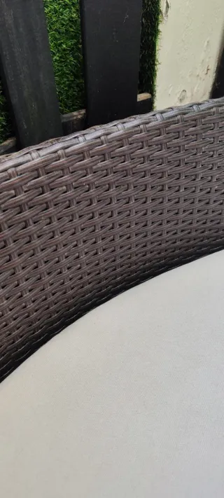 Sillón de jardín angular