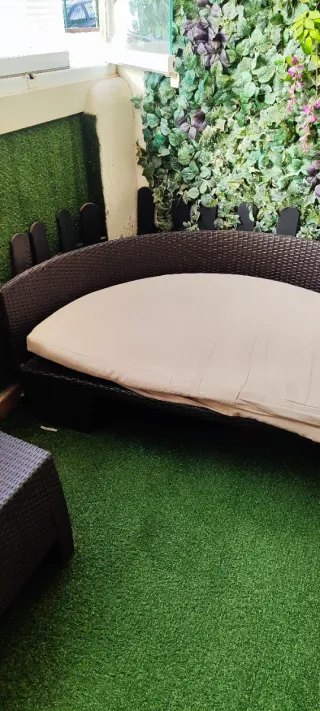 Sillón de jardín angular